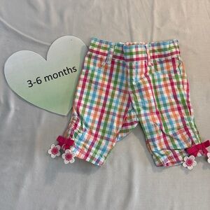 Gymboree - NWOT Colorful Checkered Kids Shorts